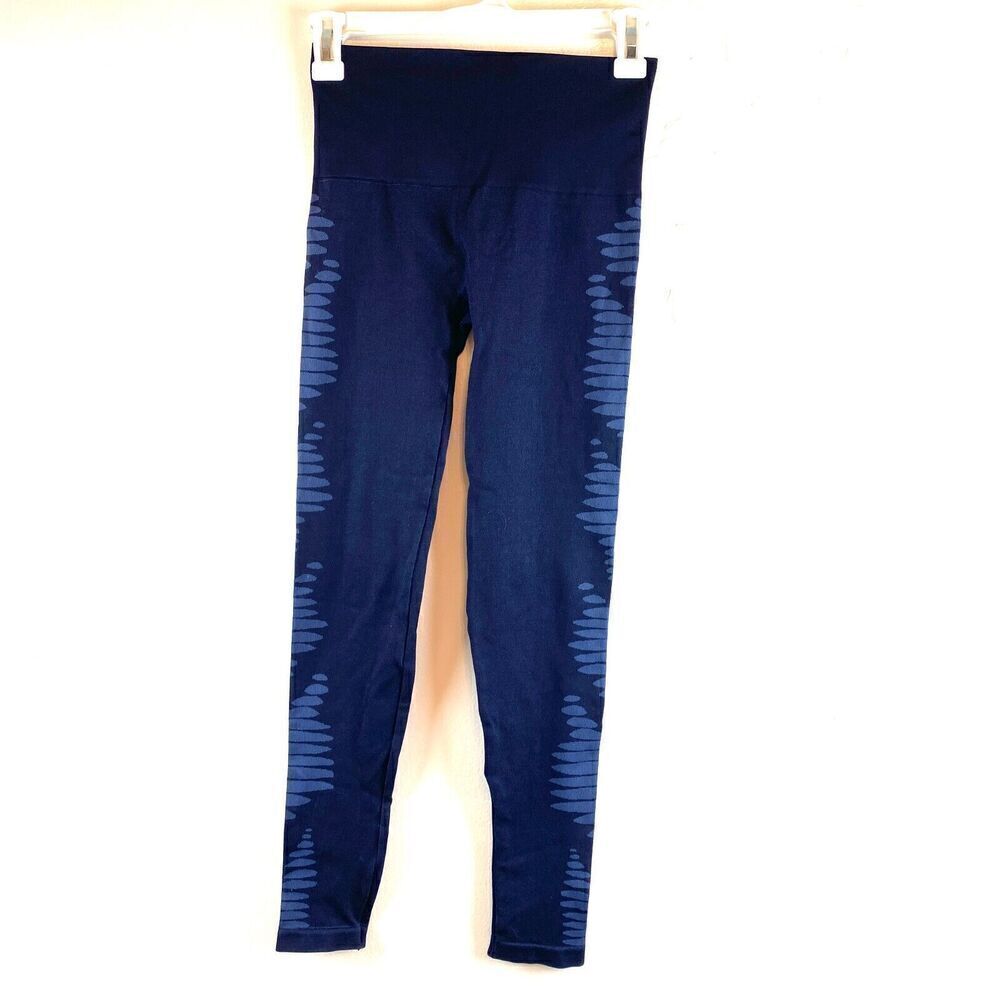 Spanx Leggings Size Small Look At Me Now Seamless Leggings Navy Blue Athleisure
